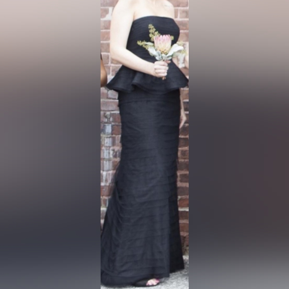 Adrianna Papell peplum gown